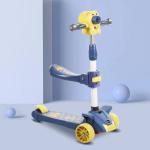 3-8 Years Boys Girls Plastic Kids 3 Wheel Scooter Three Wheel Standing Scooter