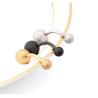 Buy cheap Belly button ring matt silver gold black navel ring two balls barbell body piercing jewelry free sample from wholesalers