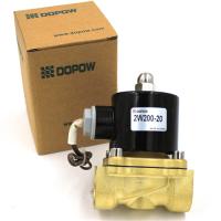 Buy cheap 2W200 2Inch 2/2 Way Electronic Water Flow Control Valve Gold Solenoid Water product