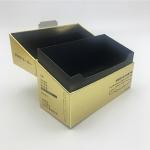 Custom Printed Handmade Luxury Gold Simple Flip Skincare Empty Paperboard Rigid