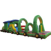 Buy cheap Train Style Inflatable Sports Games , Outdoor Blow Up Obstacle Course product