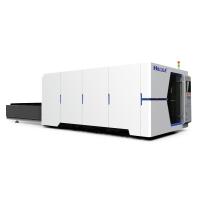 Buy cheap HARSLE Closed Type CNC Fiber steel sheet metal aluminm Laser Cutting CNC Machine product