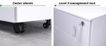 0.5mm To 1mm Office Filing Cabinets , 2 Drawer Lateral File Cabinet Metal