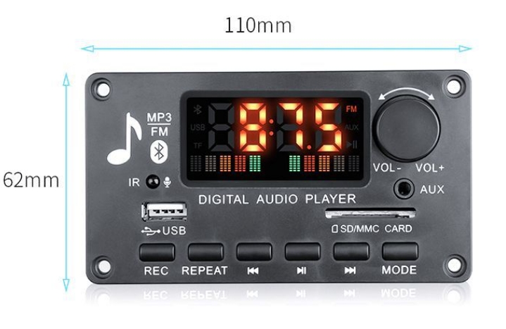 High Power BLUETOOTH Module Car Amplifier Motherboard for APE Audio Format Support