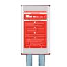 Buy cheap Box fiberglass fire blanket 1.2m*1.2m Color: white Blue ribbon Glass fiber material from wholesalers