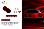 Durable Auto Base Coat Paint UV Resistant Multifunctional Briliant Red