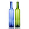 Buy cheap Recycled Bordeaux 750ml Amber Green Glass Wine Bottle With Lids from wholesalers