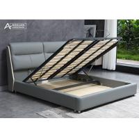 Buy cheap Double Platform Slat Bed Frame , Black Metal Slatted Bed Base product