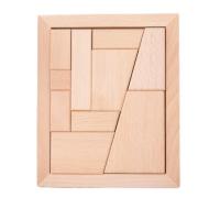 Buy cheap Eco-friendly Wooden 3D Building Blocks Creative Art Gift Home Ornament product