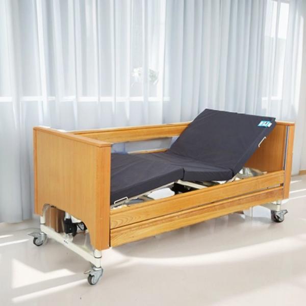 Buy cheap Patients Brown Residential Hospital Bed Multifunctional With Back Lifting from wholesalers
