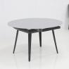 Buy cheap Round 105kg Extendable Dining Room Table Sets Sintered Stone Dining Table from wholesalers