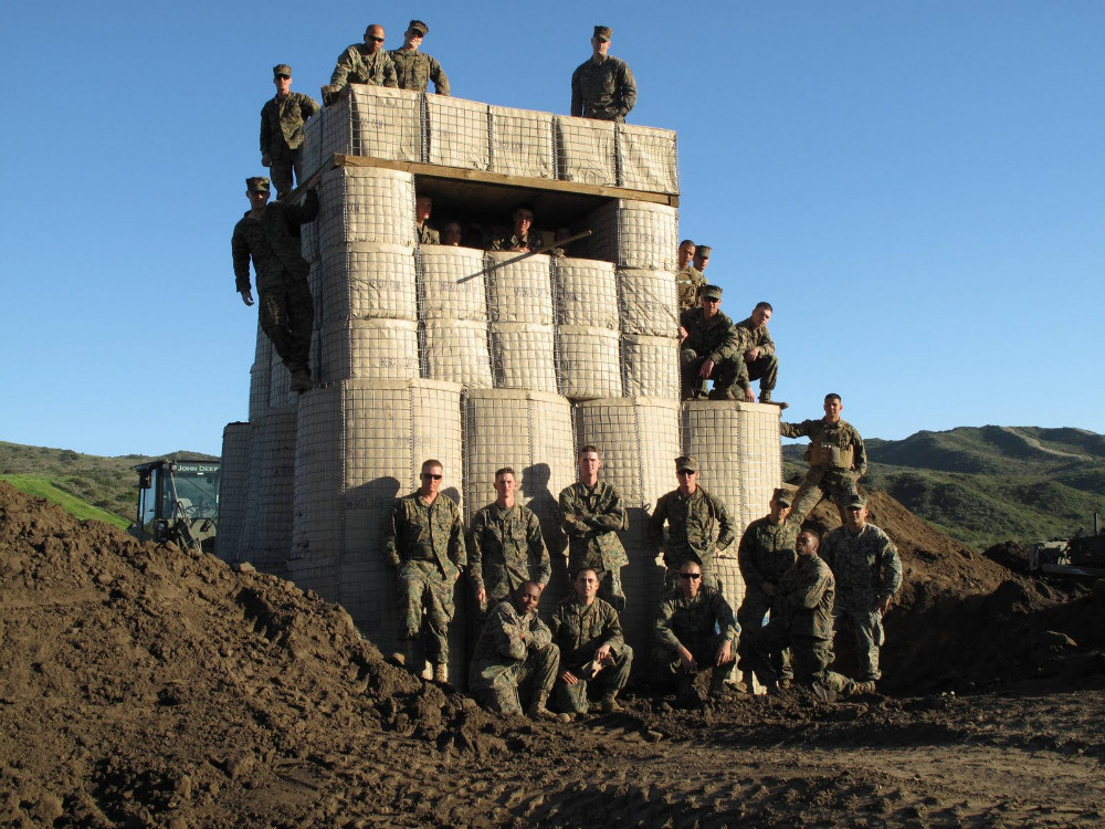 Metal Security Barrier MIL 4 Defense Hesco Bastion
