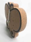 Silent Butterfly Shaped Cork Clock Quartz Movement Battery Operated