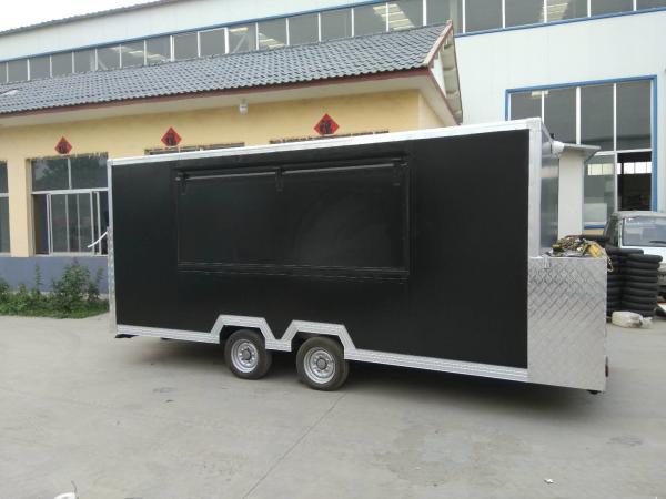 Buy cheap Affordable Outdoor Mobile Kitchen Hot Dog Cart Halal Pizza Food Truck Mobile BBQ Food Trailer Fully Equipped from wholesalers