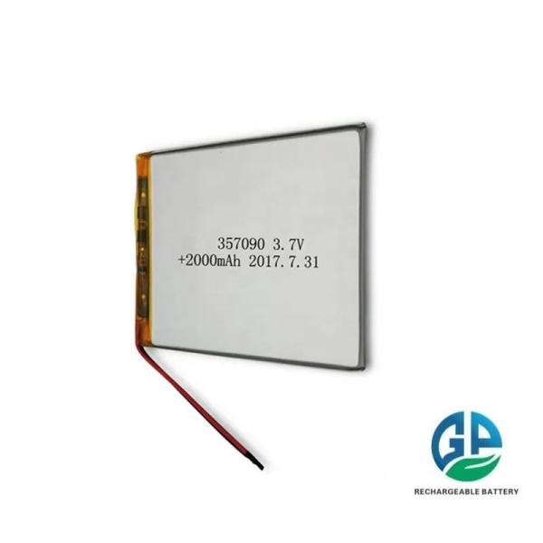 Buy cheap High Capacity Li Ion Polymer Battery Pack 2500mAh Li-Polymer Battery 3.7v 357090 For Tablet from wholesalers