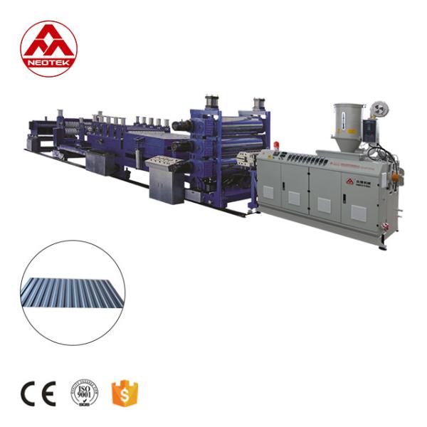 38CrMoALA Screw Material PVC Roofing Tile Extrusion Line for Big Production