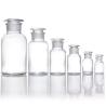Buy cheap 60ml 250ml 500ml Round Clear Wide Mouth Reagent Glass Bottle With Lids from wholesalers