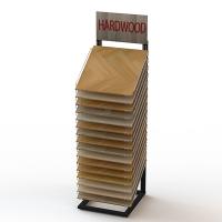 Buy cheap Free Stand 16 40x40cm Hardwood Floor Tile Display Rack product