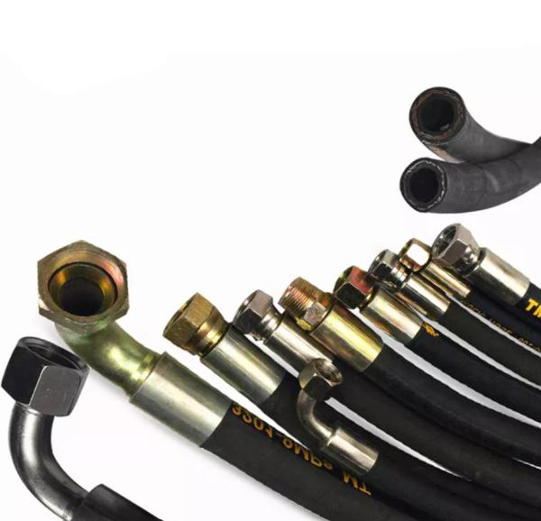 Buy cheap Textile Reinforcement Hydraulic Rubber Hose Oil Pipe Low Pressure Resistance SAE100 R6 EN854 R6 from wholesalers
