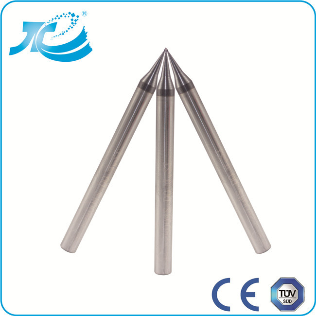 Tungsten Carbide 4 Flute Micro End Mill , Custom End Mill wiht Air or Oil Cooling Mode