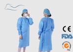 Buy cheap Blue Disposable Surgical Gown Eco Friendly Material CE / ISO Certification from wholesalers