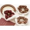 Buy cheap Korea retro winter PU leather large scrunchies hair accessories hair wool cloth bands Yiwu accessories from wholesalers