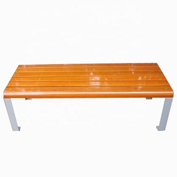 Buy cheap Commercial Backless Outdoor Wooden Bench For Urban Park School from wholesalers