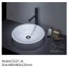 Buy cheap Countertop Diamond Crystal Tempered Glass Basin Sink Round Colorful for Bathroom from wholesalers