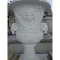 Buy cheap White Marble Flowerpot for building product