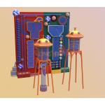Childrens Soft Play Equipment Customized Ball Wall Game Indoor