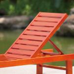 Beach Chair Solid Wooden Outdoor Furniture Folding Recliner Sofa For Hotel