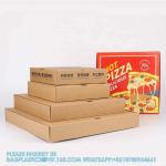 Custom Printed Take Away Food Packaging Kraft Paper Lunch Box Paper Pizza Box