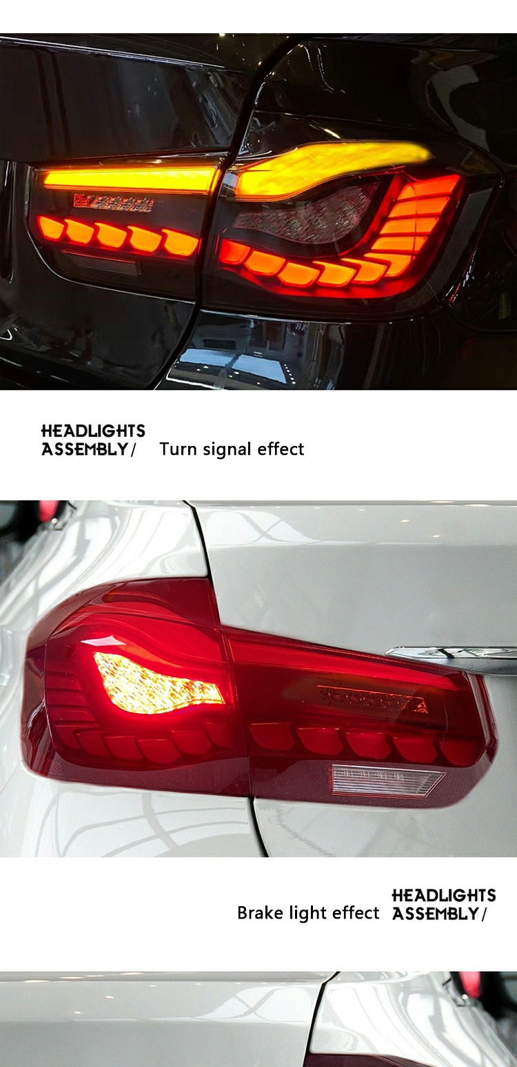 Transform Your BMW 3-Series F30 With Dragon Scale LED Taillights Plug And Play Design