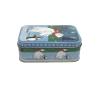 Buy cheap Rectangular Cookies Tin Box Printed Tin Food Containers Vintage Holiday Gift Tins from wholesalers