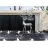 Buy cheap 2020 China Stainless Steel Elk Wapiti Metal Sculptures For Garden Wall Art from wholesalers