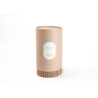 Buy cheap Handmade Empty Eco Friendly Candle Boxes , Rigid Cylinder Round Cardboard Gift product