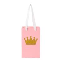 Buy cheap CMYK 4 Color Custom Printed Paper Bags Boutique Pink Jewellery Paper Bags product