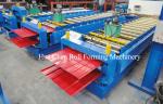 Cr12 Plate Double Layer Roll Forming Machine For Roof Panel 0.3mm - 0.6mm 20m