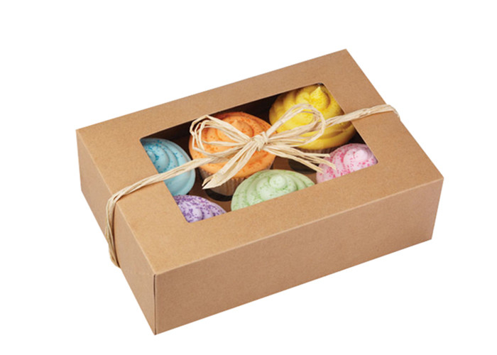 Custom Made Stand Up Kraft Cardboard Boxes For Retail Store 10*10*15cm Size