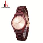 Waterproof Sandalwood Quartz All Wood Watch Ce Certified Customized