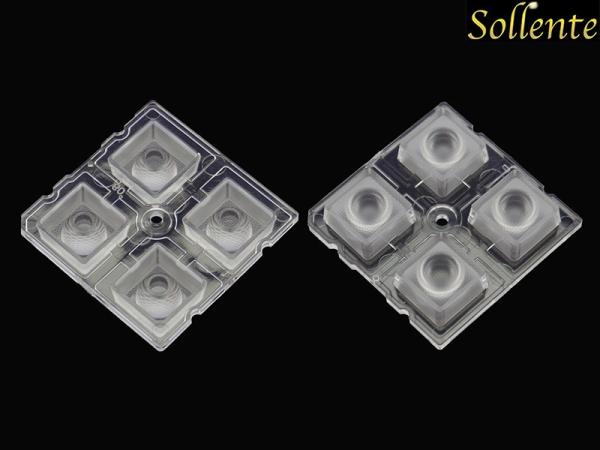Buy cheap High Efficiency 60 Degree High Power Led Optics Lenses 1-3 Watt Cree Led Chip from wholesalers