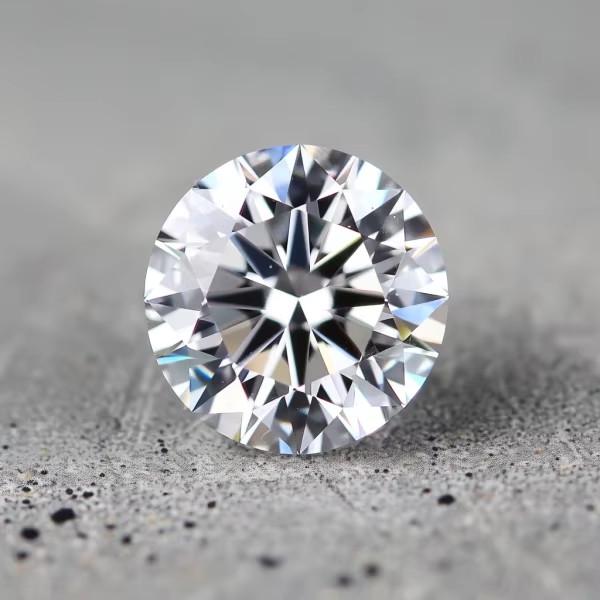 Buy cheap Special Shape Moissanite White VVS1 Round Flawless Moissanite Stone from wholesalers