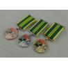 Buy cheap Zinc Alloy 3D Custom Medal Awards , Antique Gold Plating And Special Ribbon from wholesalers