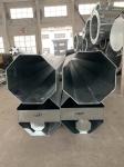 Galvanized Transmission Octagonal Steel Pole 6mm Thick Q460 100FT