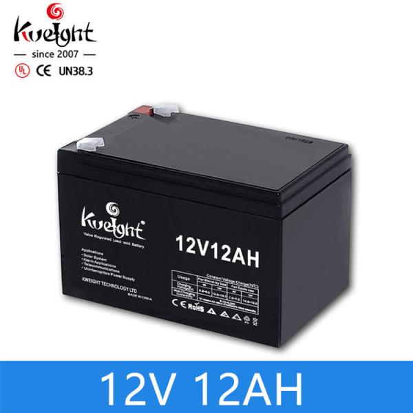 Buy cheap AGM Lead Acid Battery 12v 12ah Deep Cycle Rechargeable Battery from wholesalers
