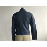 Buy cheap High Fashion Navy Ladies PU Jacket , Womens Leather Coats LEDO1721 from wholesalers