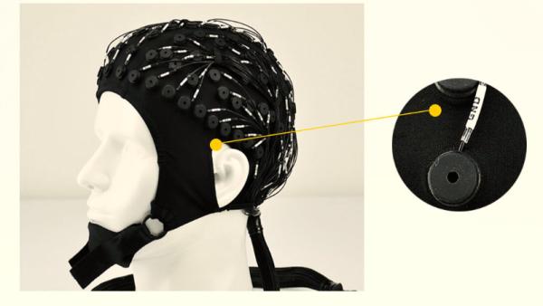 Buy cheap 24-inch Lead Wire EEG Hat 10 20 Electrode Placement System , Black from wholesalers