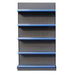 Low MOQ Iron Metal Shelf Convenience Store Equipment Snack Shop Display Racks