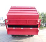 Red Howo Waste Collection Truck , 6 - 19 Cubic Rubbish Compactor Truck