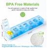 Buy cheap Extra Large Weekly Pill Organizer, 7 Days Pill Case Travel Daily Pill Box Portable Medicine Organizer Compartment from wholesalers